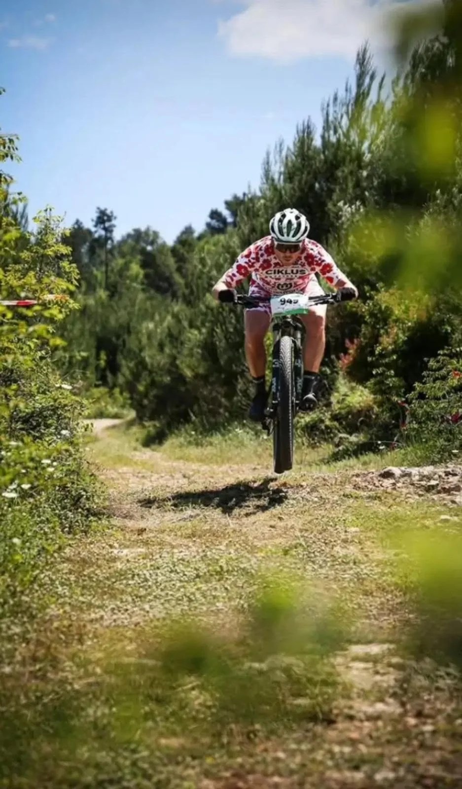 Biciklist BK Ciklus na MTB stazi