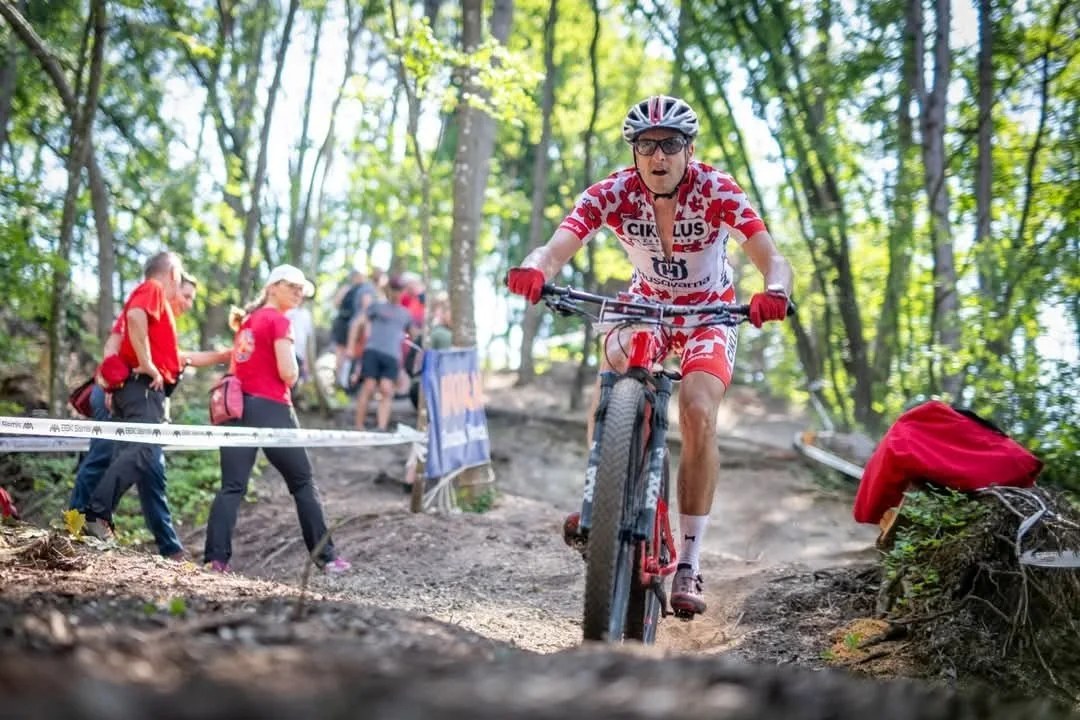 Član BK Ciklus na MTB utrci